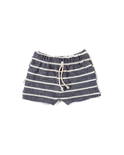 Load image into Gallery viewer, boy shorts CO- iron gray stripe