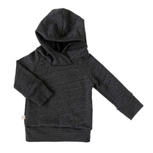 Load image into Gallery viewer, trademark raglan hoodie CO - heather black