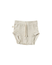 Load image into Gallery viewer, rib knit bloomers - oatmeal stripe