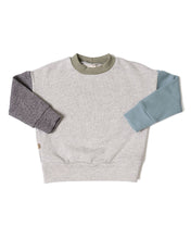 Load image into Gallery viewer, boxy sweatshirt - pebble and vetiver