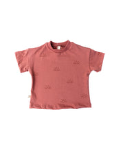 Load image into Gallery viewer, boxy tee CO - sunset on redwood