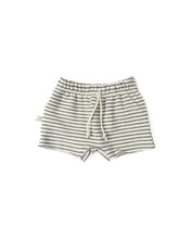 Load image into Gallery viewer, boy shorts - narrow gray stripe