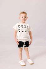 Load image into Gallery viewer, short sleeve crew CO - cozy club on natural tri blend