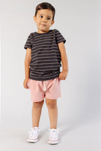 Load image into Gallery viewer, basic tee CO - dark breton stripe