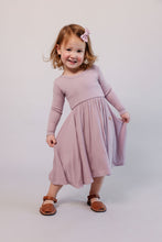 Load image into Gallery viewer, long sleeve swing dress CO - haze
