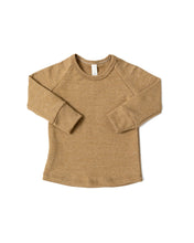 Load image into Gallery viewer, rib knit long sleeve tee - ochre