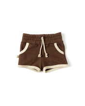 Load image into Gallery viewer, french terry retro short CO - mocha
