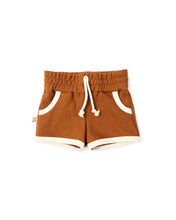Load image into Gallery viewer, french terry retro short CO - cognac