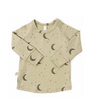 Load image into Gallery viewer, rib knit long sleeve tee CO - lunar on flax