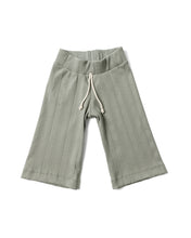 Load image into Gallery viewer, rib knit lounge set bottoms - clary sage