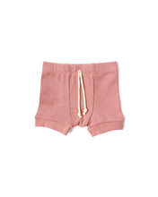 Load image into Gallery viewer, rib knit shorts CO - crepe