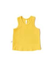Load image into Gallery viewer, rib knit tank top CO - sunflower