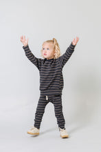 Load image into Gallery viewer, boxy sweatshirt - dark breton stripe