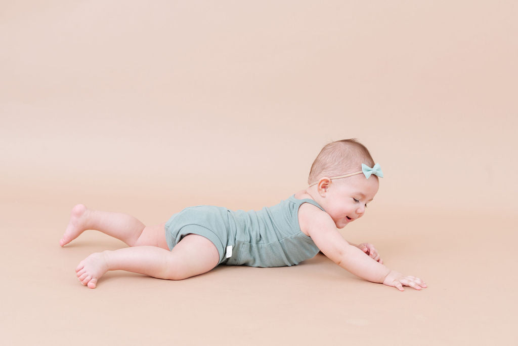 rib knit bloomers CO - sage