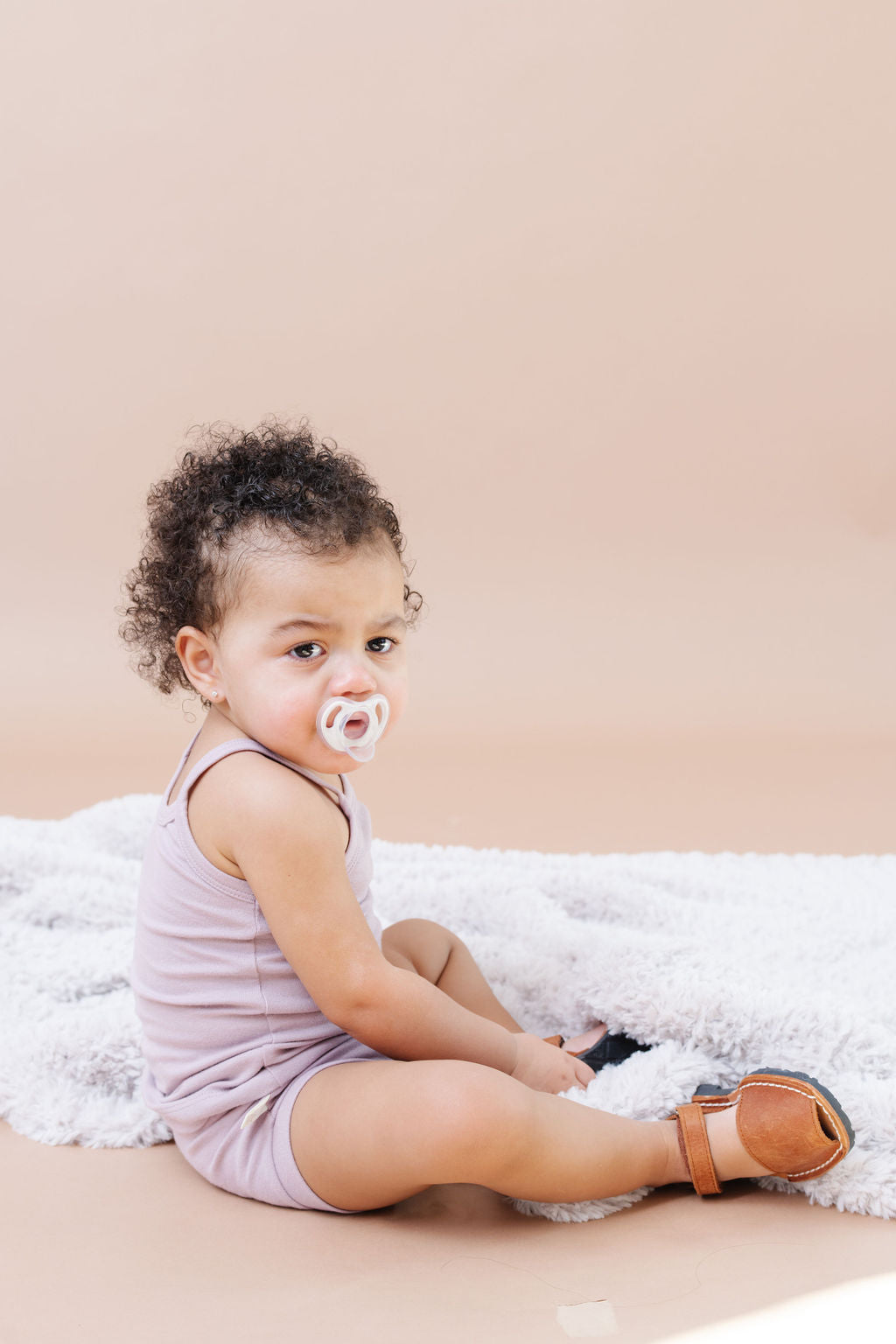 rib knit bloomers CO - haze