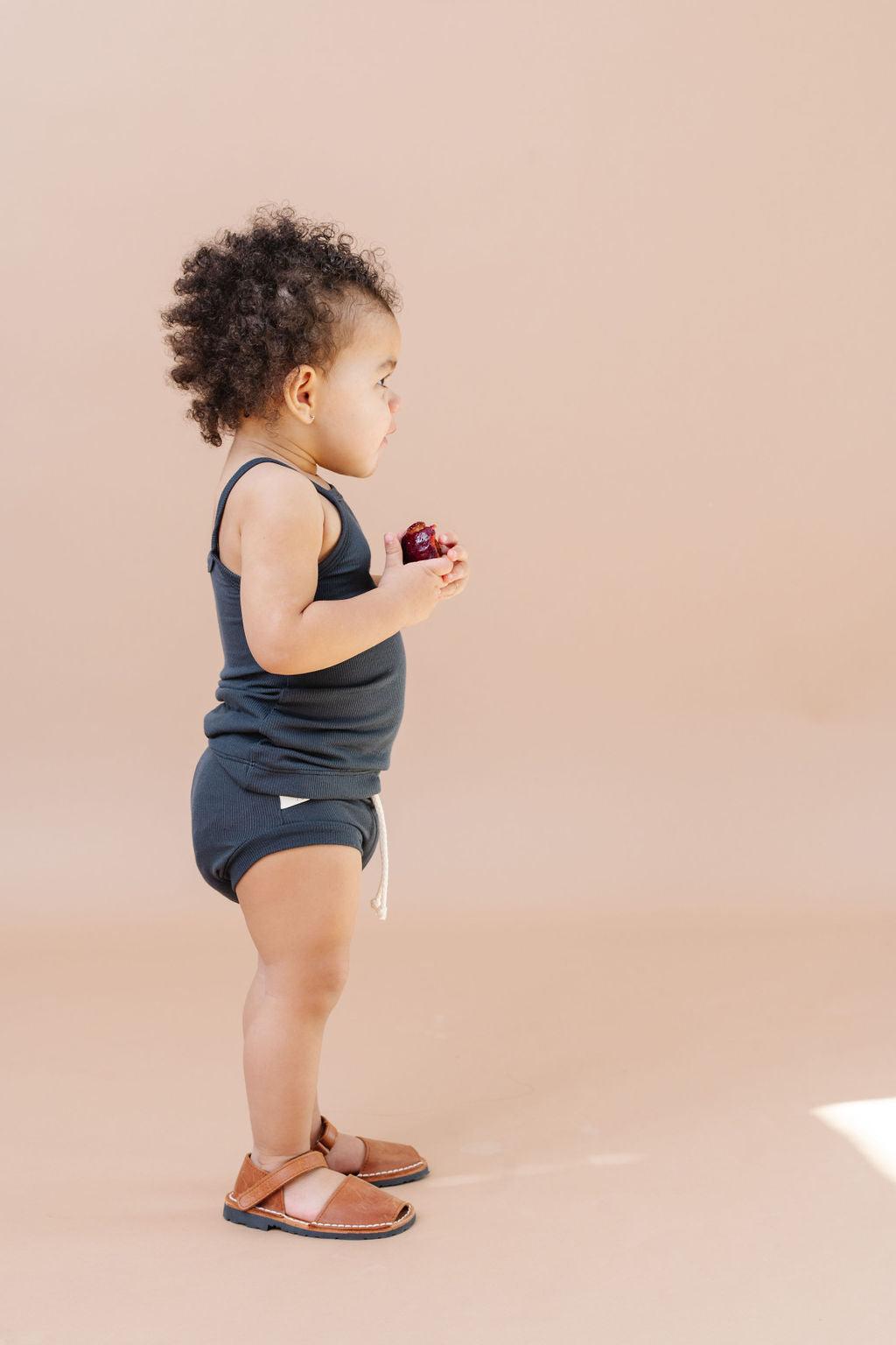 rib knit bloomers CO - midnight
