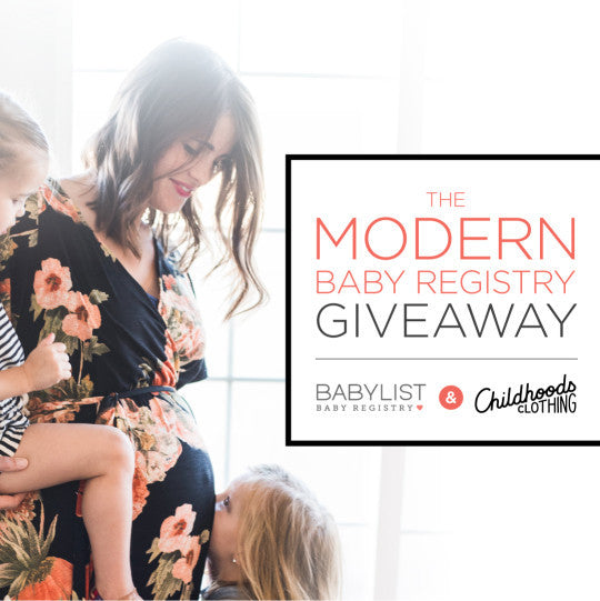 Meredith's Modern Baby Registry Giveaway