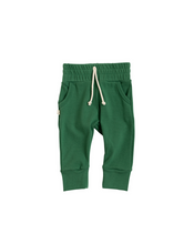 Load image into Gallery viewer, rib knit joggers CO - emerald