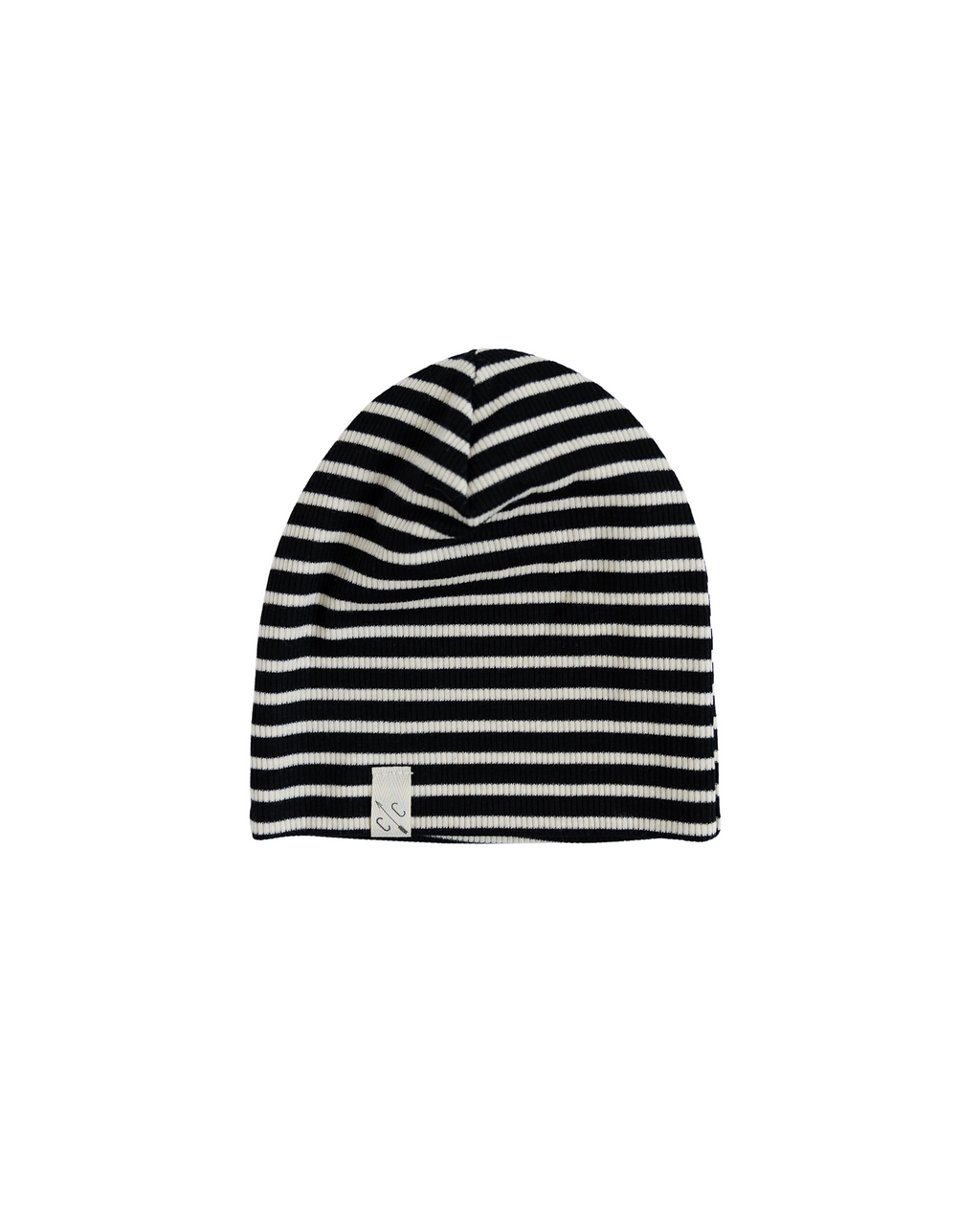 slouch beanie CO- black stripe – Childhoods Clothing display picture 1