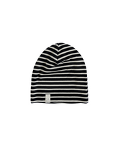 Load image into Gallery viewer, slouch beanie - black stripe