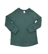 Load image into Gallery viewer, rib knit long sleeve tee PREORDER - cedar