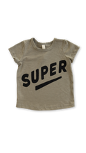 Load image into Gallery viewer, basic tee - super on greige