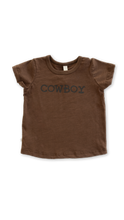 Load image into Gallery viewer, basic tee - cowboy on mocha