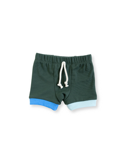 rib knit shorts - golf green lake and harbor