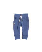 Load image into Gallery viewer, rib knit joggers CO - ink blue