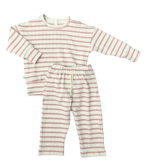 relaxed set - rose stripe