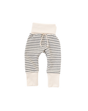 Load image into Gallery viewer, skinny sweats - narrow gray stripe