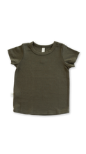 Load image into Gallery viewer, rib knit tee - fraser fir