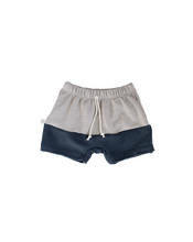 Load image into Gallery viewer, boy shorts - atmosphere heather and collegiate blue
