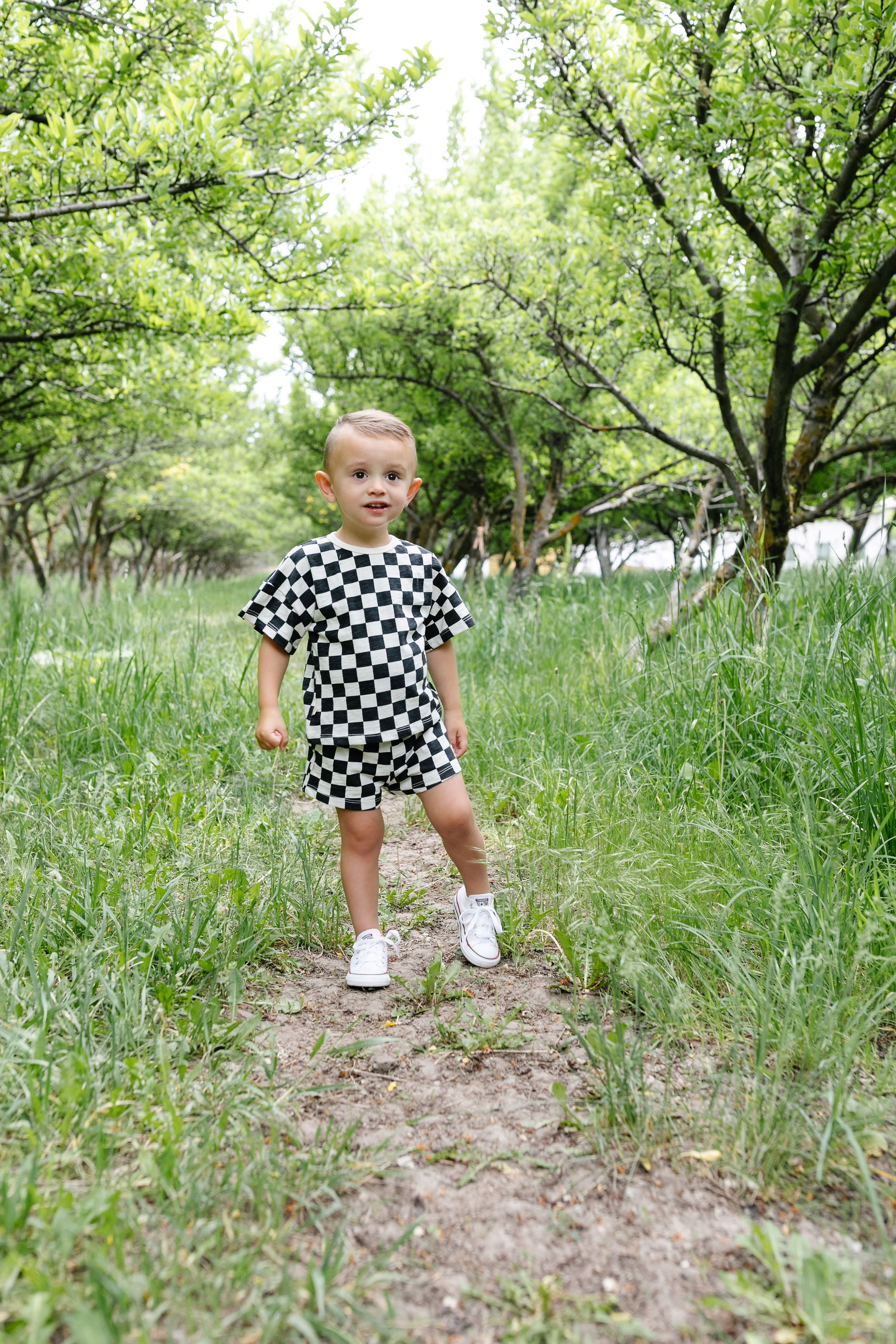 jersey set CO - black checkerboard