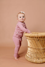 Load image into Gallery viewer, rib knit pant - dew pink