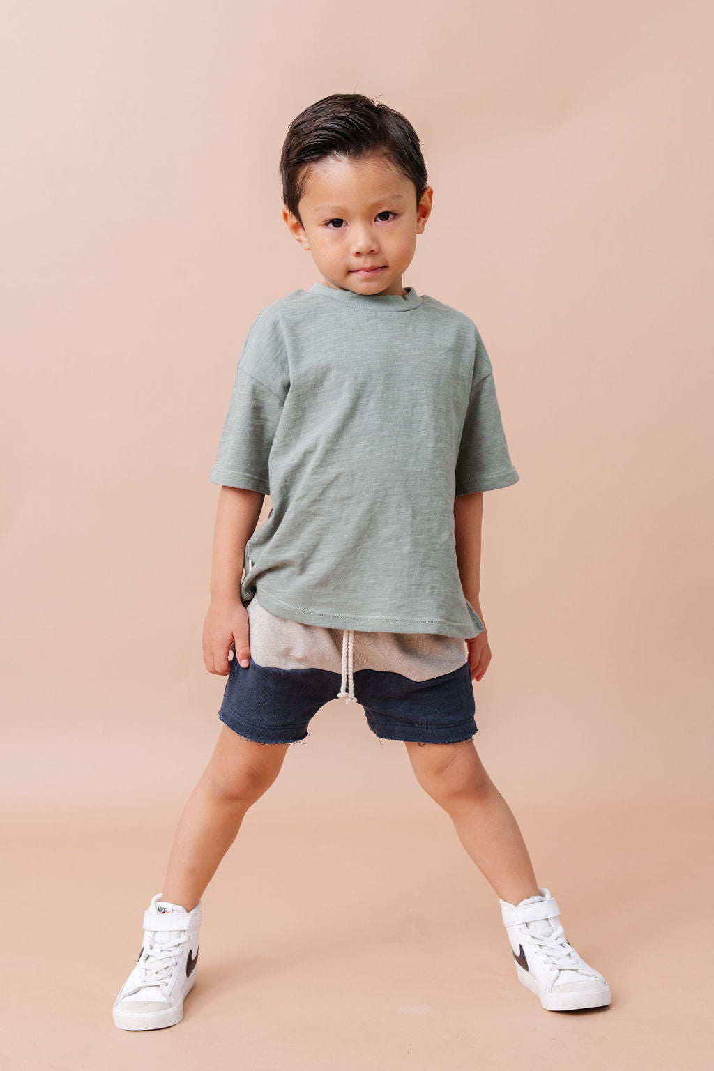 boy shorts - atmosphere heather and collegiate blue