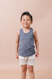 tank top - brother on slate
