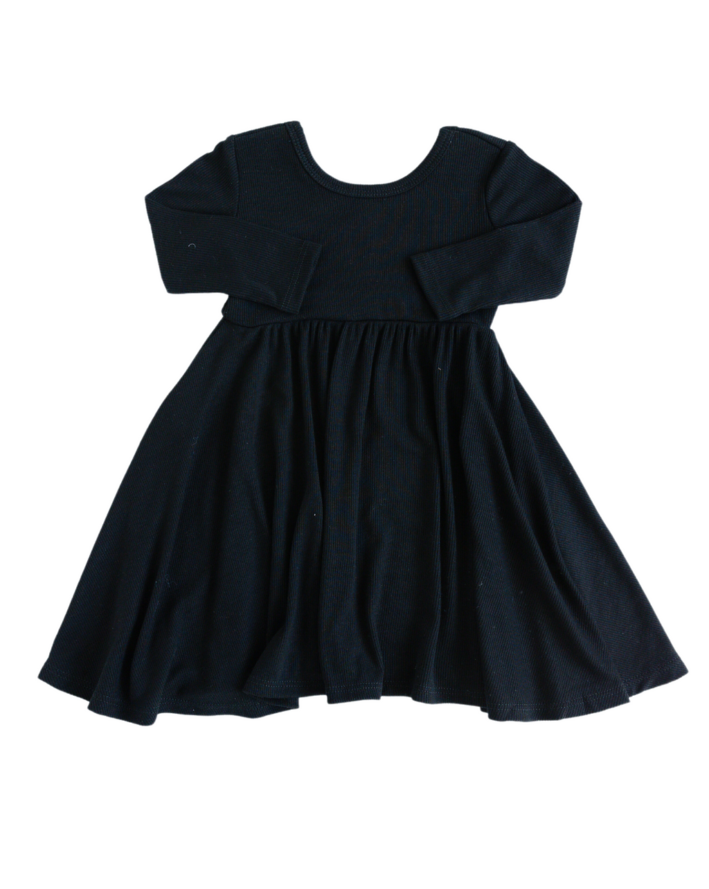 long sleeve swing dress - ink – Childhoods Clothing