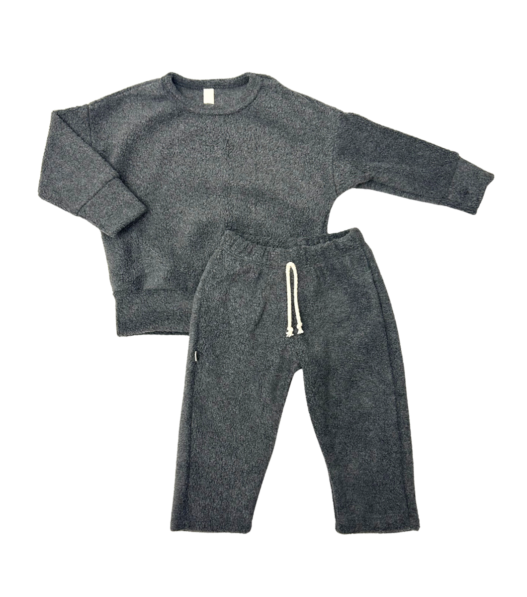 relaxed set - granite - polar fleece