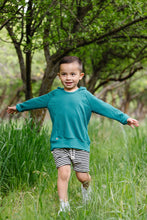 Load image into Gallery viewer, boy shorts - black stripe