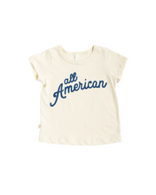 Load image into Gallery viewer, basic tee - all american on natural