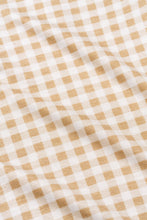 Load image into Gallery viewer, rib knit pant - tan gingham