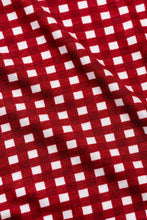 Load image into Gallery viewer, rib knit pant - red gingham