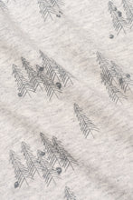 Load image into Gallery viewer, rib knit long sleeve tee - trees on pearl