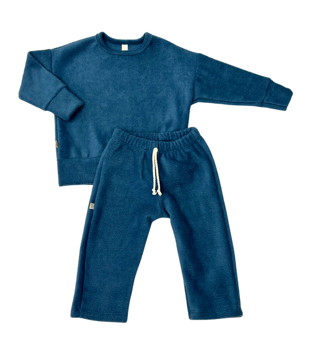 relaxed set - lagoon - polar fleece