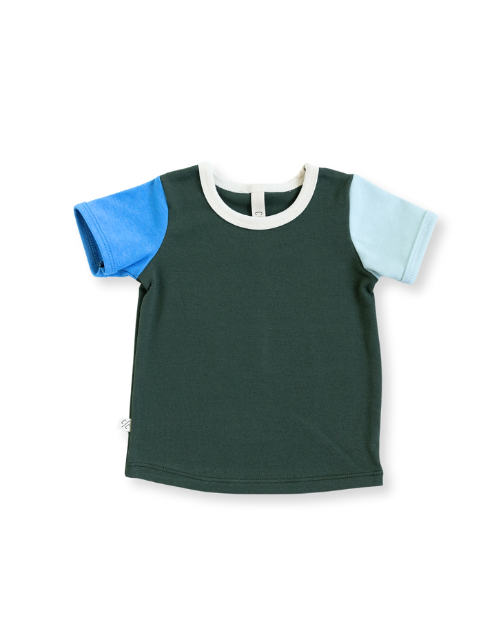 rib knit tee CO - golf green lake and harbor