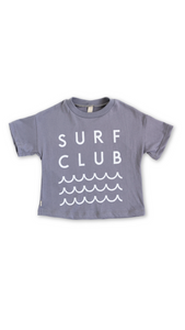 boxy tee - surf club on cosmos