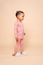 Load image into Gallery viewer, rib knit long sleeve tee - dusty rose