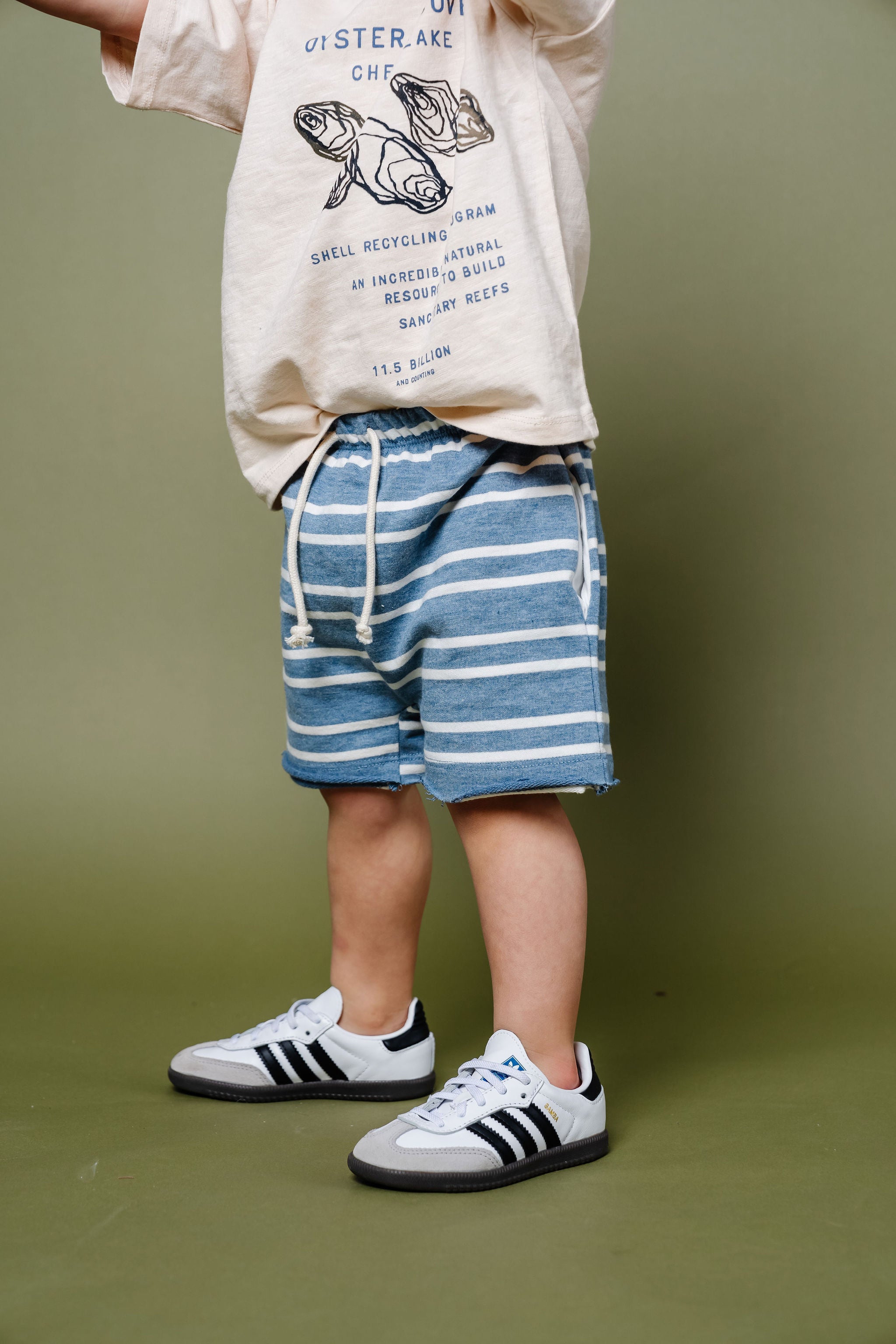 boy shorts - tidepool stripes