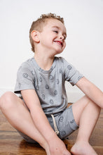 Load image into Gallery viewer, rib knit tee - all over smile